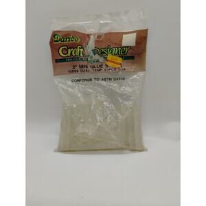 DARICE 2" Mini Glue Sticks Clear Adhesive Crafts Repairs - Open - 25 Sticks Left